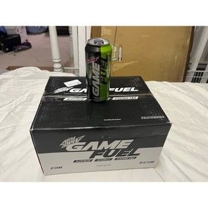 Mountain Dew Gamefuel 12 Pack 16 Oz Cans Charged Orginal Dew Green & Black Rare